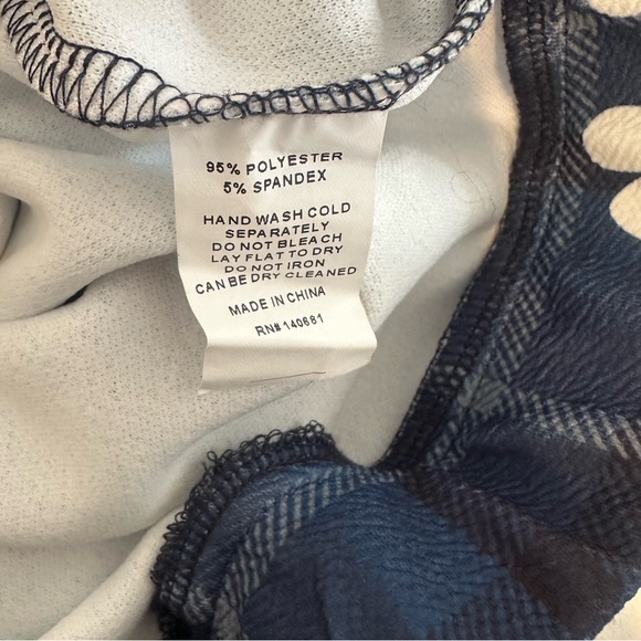 Unique Vintage Plaid Flower Power 70’s Retro Preppy Vest Flair Pants XL Set - Picture 11 of 12